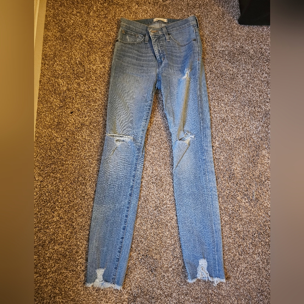 Madewell Light Blue Skinny Jeans